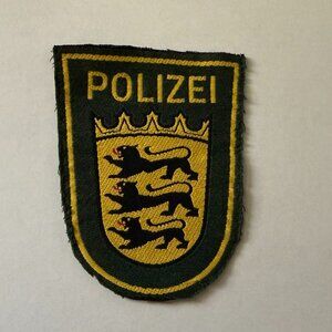VINTAGE West German Police Polizei Patch